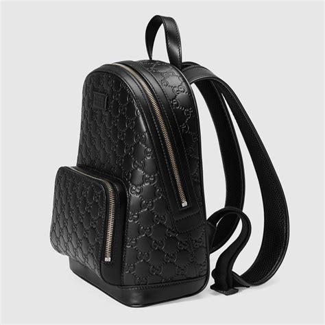 mens leather gucci backpack|Gucci backpack women leather.